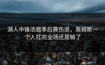 湖人中锋浓眉季后赛伤退，詹姆斯一个人扛完全场还是输了